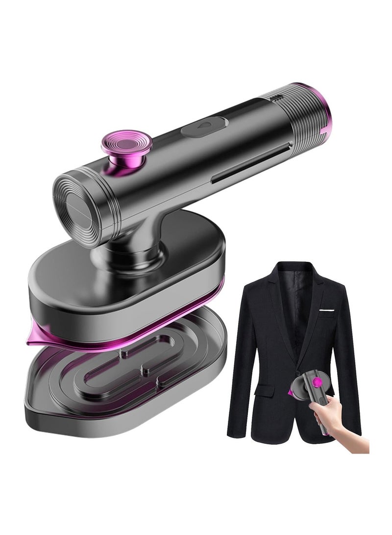 ARNOTEC Mini Travel Steam Iron for Clothes,Micro Steam Iron Portable Professional Handheld Steamer for Clothes,180°Rotatable Foldable Garment Steamer for Home and Travel,60ml Water Tank  - Image 1