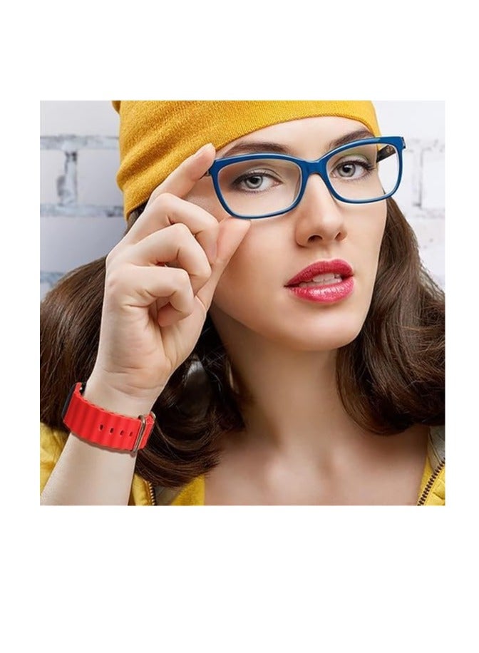 For Watch 20mm/ ultra Band 49mm 45mm 44mm 42mm 41mm 40mm 38mm Men Women, Soft Silicone Sport Band Replacement Strap for ultra Watch Ultra2/Ultra iWatch Series SE 9 8 7 6 5 4 3 2 1 - Image 2