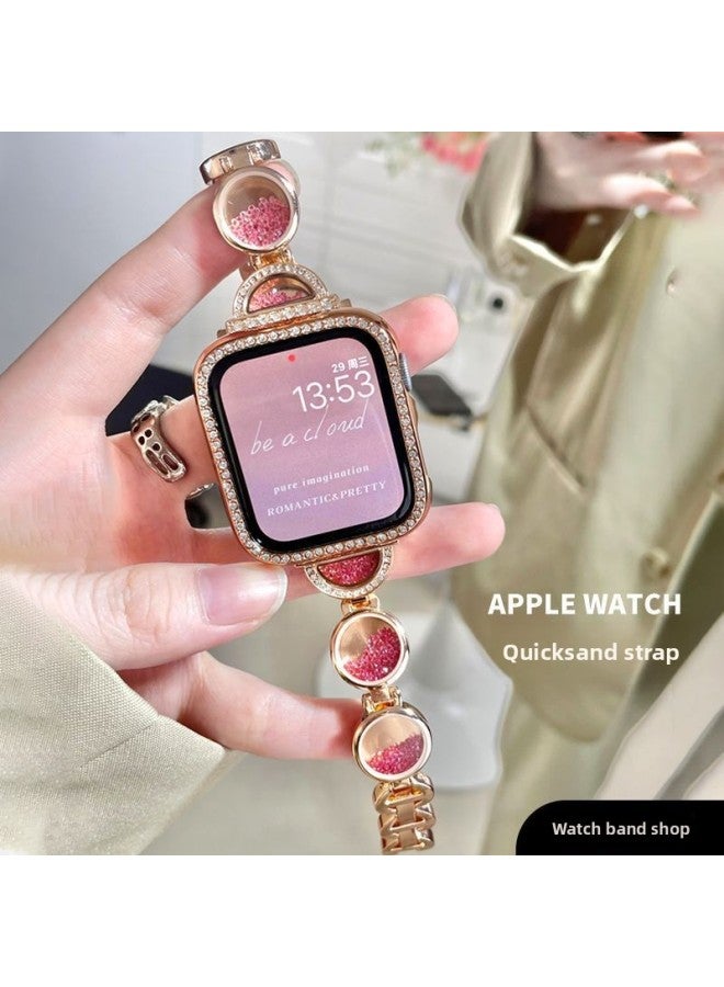Loquat For Apple Watch Bracelet Strap Suitable For Quicksand Strap Metal Strap S7 6 SE S8 40 44-Color:How To Choose The Size-40mm (watch Strap Only)  - Image 2