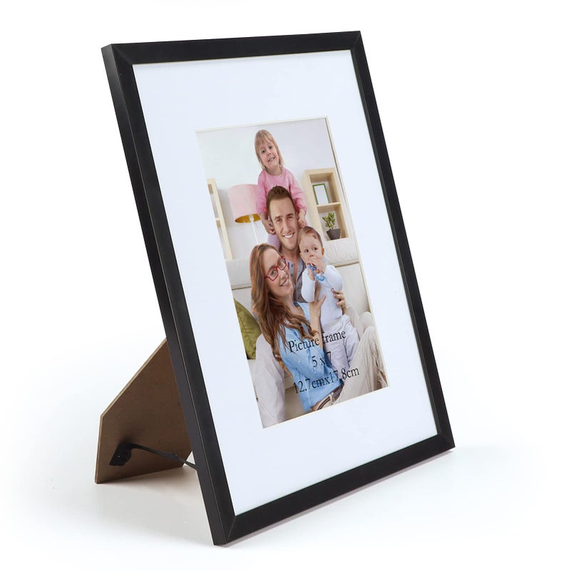 جيفت جاردن مجموعة إطار صورة 8x10 GiftGarden Black 8x10 مجموعة من 10 × 7 صورة مع حصيرة أو 8x10 Photo بدون إطارات Menti Multi لعرض معرض الجدار. - Image 5