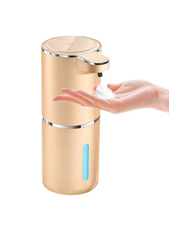 Sylfu Automatic Foaming Soap Dispenser - Hand Free Pump Touchless Soap Dispenser USB Rechargeable Dispenser with 380ml, 4levels Adjustable Dispenser for Bathroom Kitchen - Image 1
