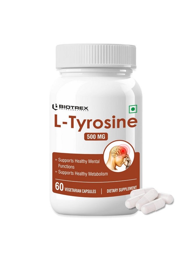 Biotrex Nutraceuticals L-Tyrosine 500mg - 60 Capsules - Image 1