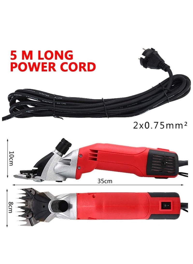 Joyelink 690W Electric Sheep Shearing Clippers Shears Animal Wool Sheep Cut Goat Alpaca Pet Trimmer Farm Machine Professional Animal Hair Clipper with Trimmer Adjustable Speed - Image 3