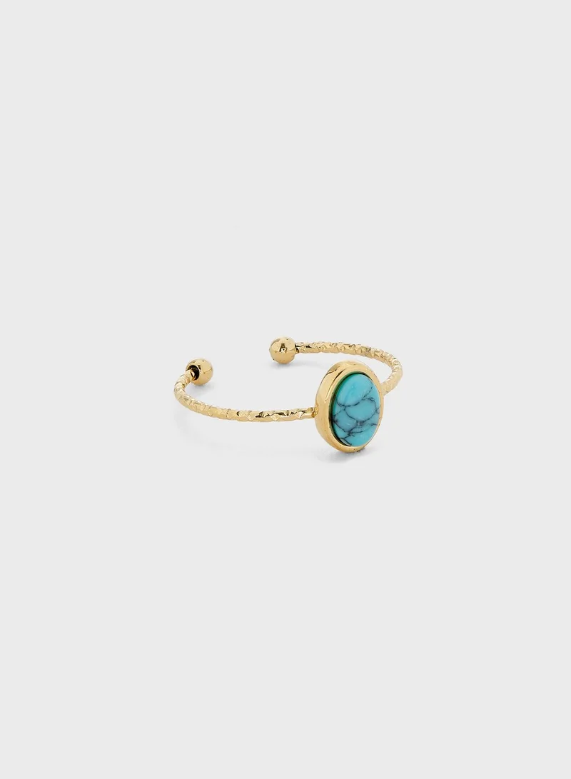 Lady Mauve Aoi Oval Design Ring