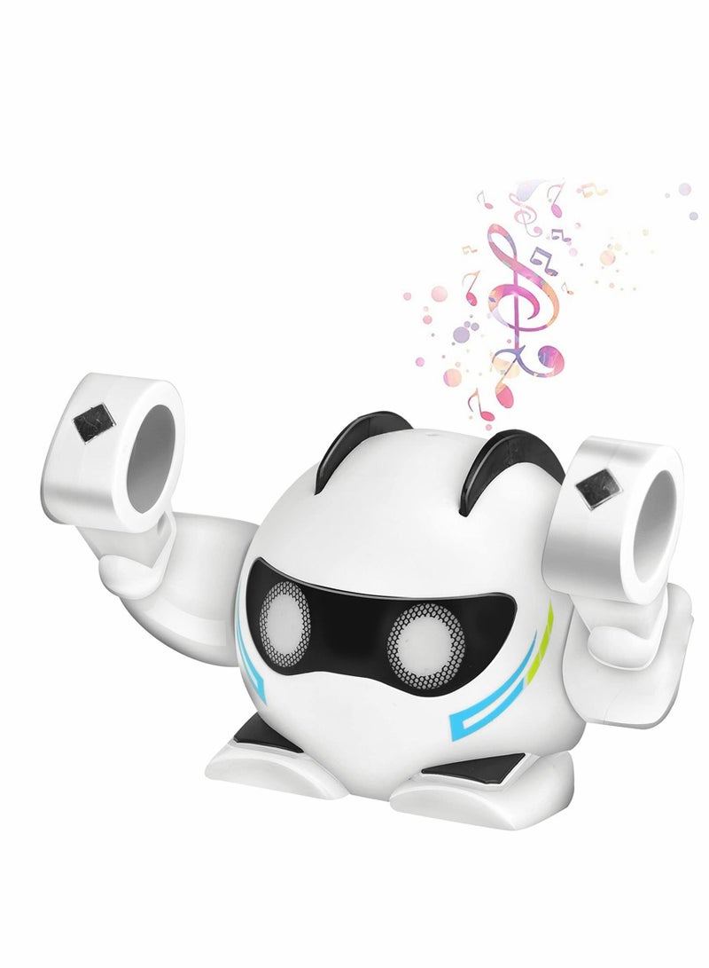 Rolling Music Robot, Touch Sensing Smart Early Learning Children's Toy Portable, Interactive Walking Singing and Dancing, Gift for 3-8 Years Old
