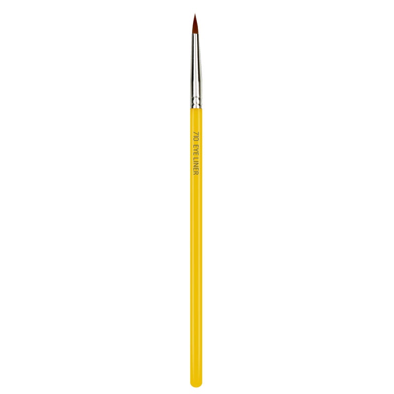 Bdellium Tools Professional Makeup Brush - Studio Series 710 Eye Liner - With Soft Synthetic Fibers, For Lining the Eyes (Yellow, 1pc) - Image 3