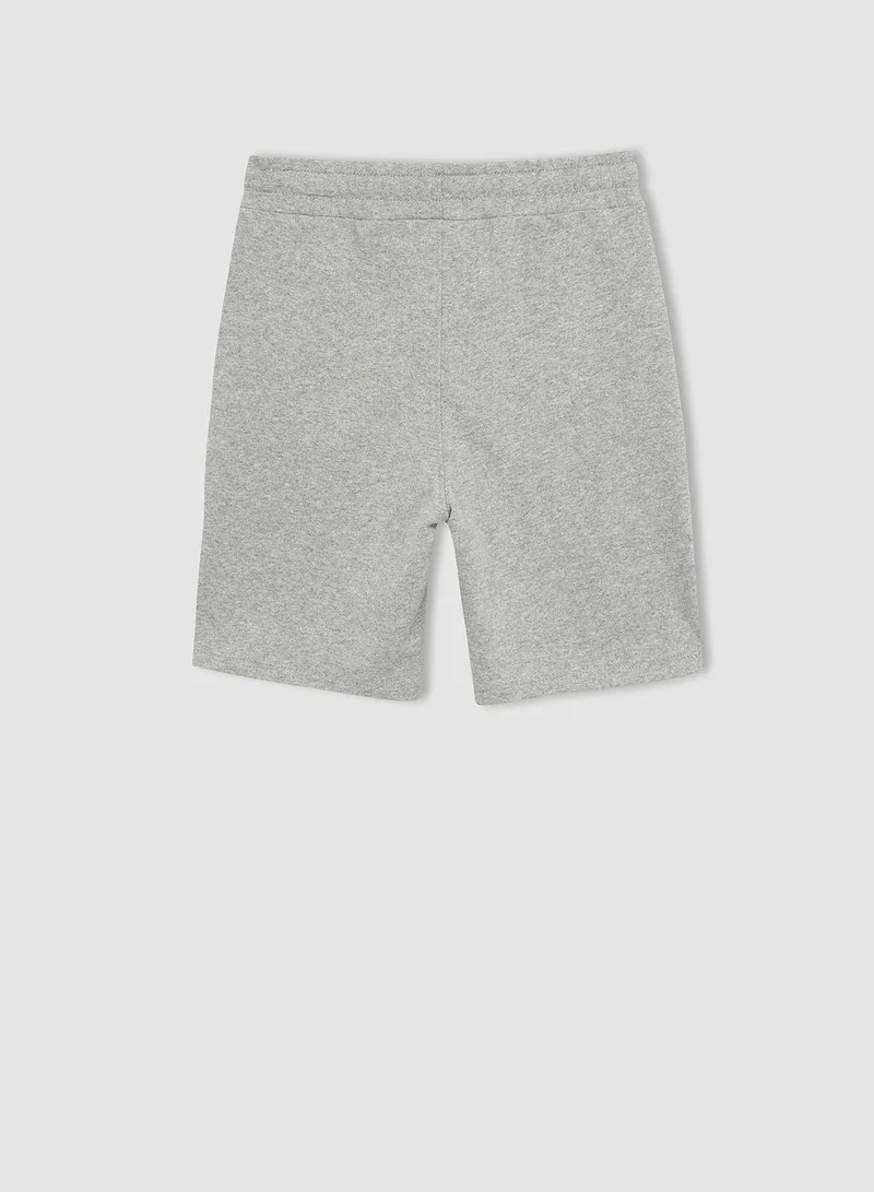 DeFacto Kids Leaf Print T-Shirt And Shorts