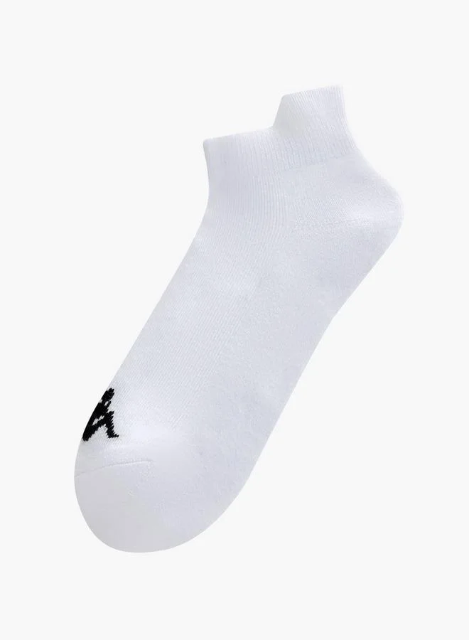 كابا طقم 3 أزواج - جوارب كابا بطول الكاحل بطبعة شعار