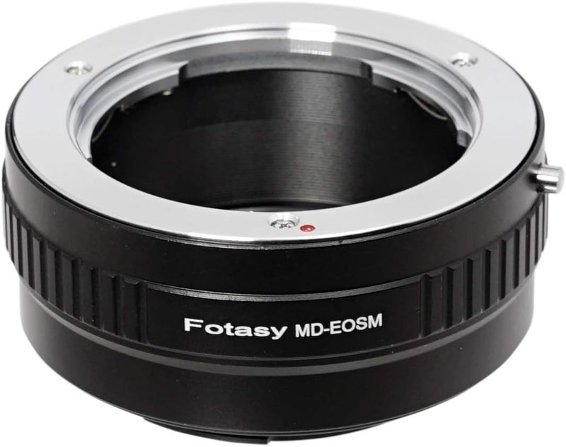 Fotasy محول عدسة مينولتا MD إلى تركيب كانون EF-M، محول MD EFM، محول عدسة MD MC روككور EFM، متوافق مع كاميرات كانون EOS M المرايا M M1 M2 M3 M5 M6 M6 مارك II M10 M50 M100 M200 - Image 1