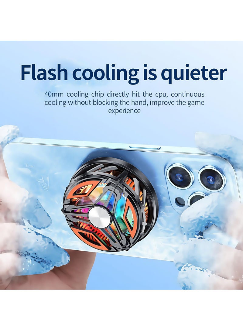 Generic Phone Cooling Pad, Magnetic Phone Cooler with Semiconductor Cooling Chip, Universal USB Desktop Fan for Android / Tablet / iPad Games  - Image 3