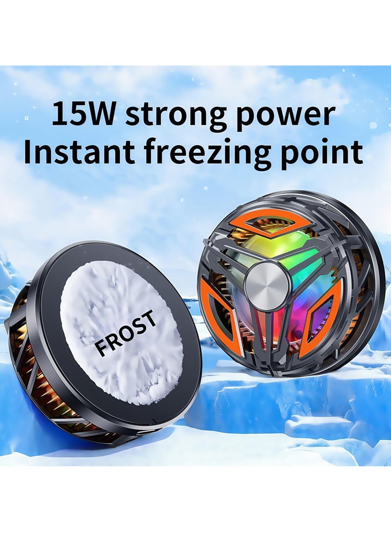 Generic Phone Cooling Pad, Magnetic Phone Cooler with Semiconductor Cooling Chip, Universal USB Desktop Fan for Android / Tablet / iPad Games  - Image 2