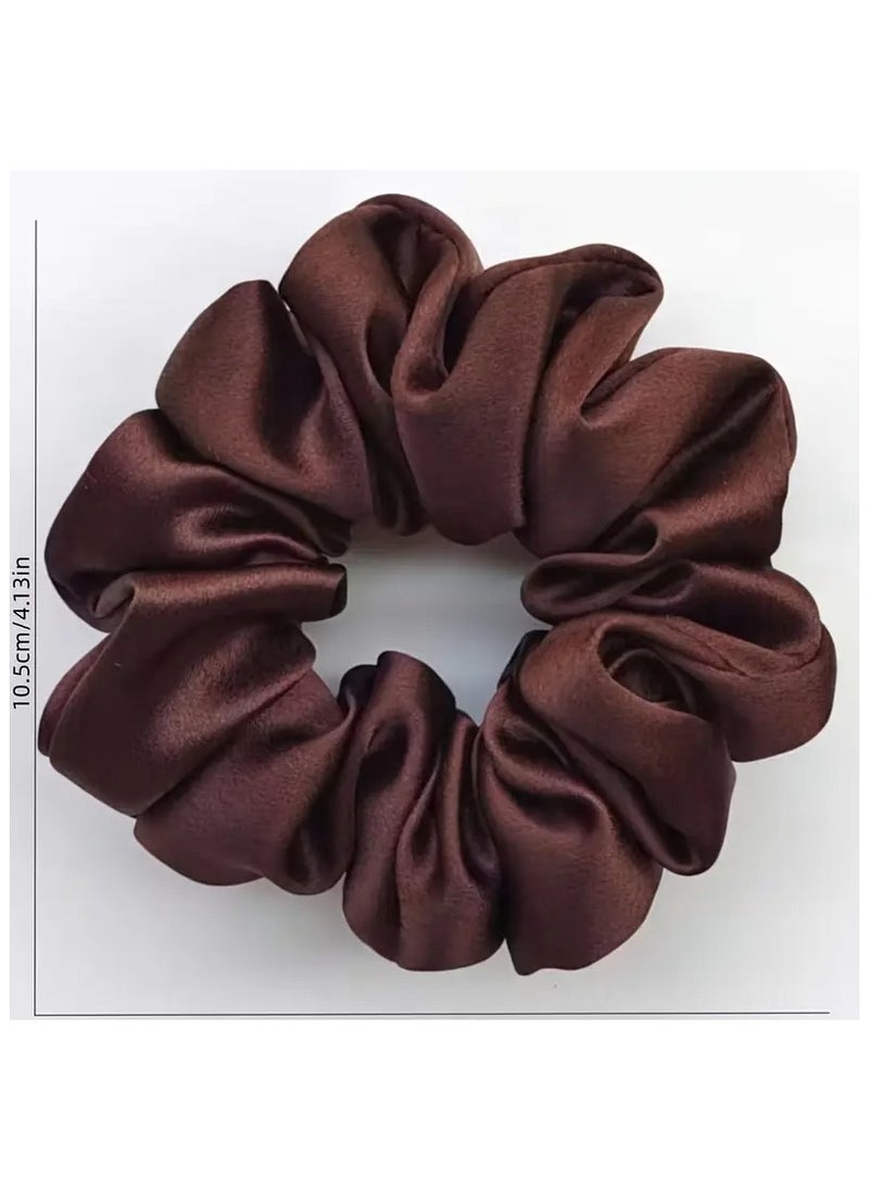 Ucanbe - 3pcs Satin Hair Scrunchies Simple Style Hair Ties Soft Hair Rope For Sleep Ponytail Holders Hair Accessories For Women Female - Image 1