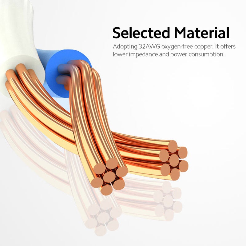 Cat7 Ethernet Cable: 20m White 32AWG Oxygen-Free Copper - Durable PVC Jacket Shielded Twisted Pair for Stable Interference-Free 10Gbps Transmission, Fluke Tested for Home Office Network Setup - Image 4