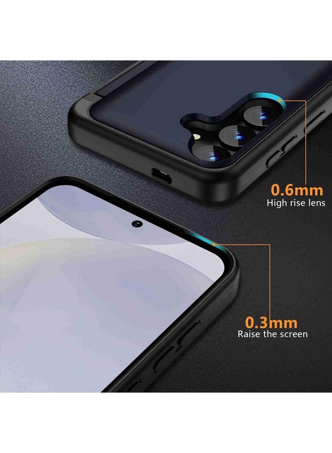 BURAQ Case Cover For Samsung Galaxy S22 5G 3 in 1 Flip Holder Phone Case(Royal Blue) - Image 3