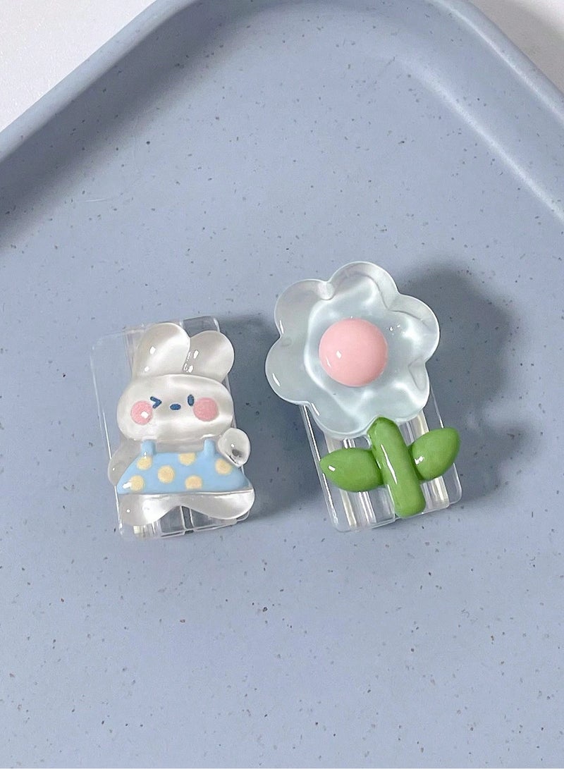 الفضاء الرقمي واقي كابلات أبل مكون من قطعتين، متعدد الألوان - Image 4