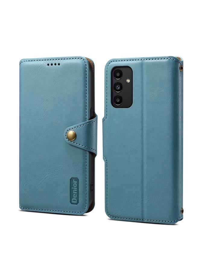 دينيور جراب لهاتف Samsung Galaxy A13 5G مصنوع من جلد البقر بتصميم محفظة - Image 1