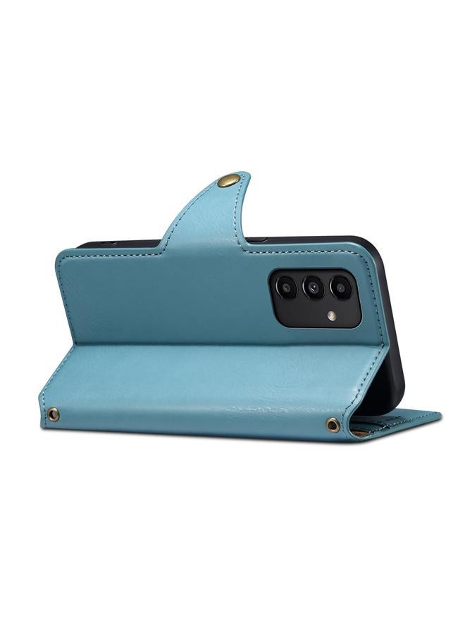 دينيور جراب لهاتف Samsung Galaxy A13 5G مصنوع من جلد البقر بتصميم محفظة - Image 5