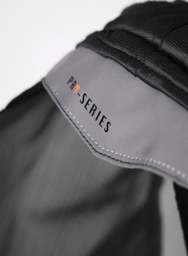 شيريس قناع الذباب الشبكي الناعم من شايرز فلاي جارد برو مع أذنين - مقاس كبير جدًا | خفيف الوزن، يسمح بالتهوية، يوفر حماية من الذباب والحشرات | ملائم تمامًا للاستخدام في المراعي والإسطبلات | لون أسود فاحم - Image 2