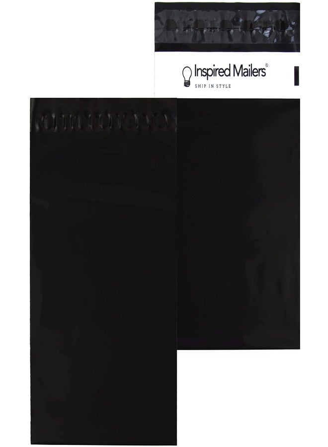 Inspired Mailers - Poly Mailers 6x9-100 Pack - Black Poly Mailers - Small Shipping Bags - 6x9 Polymailers - 6x9 Poly Mailer Bags - Black Shipping Envelopes - Image 1