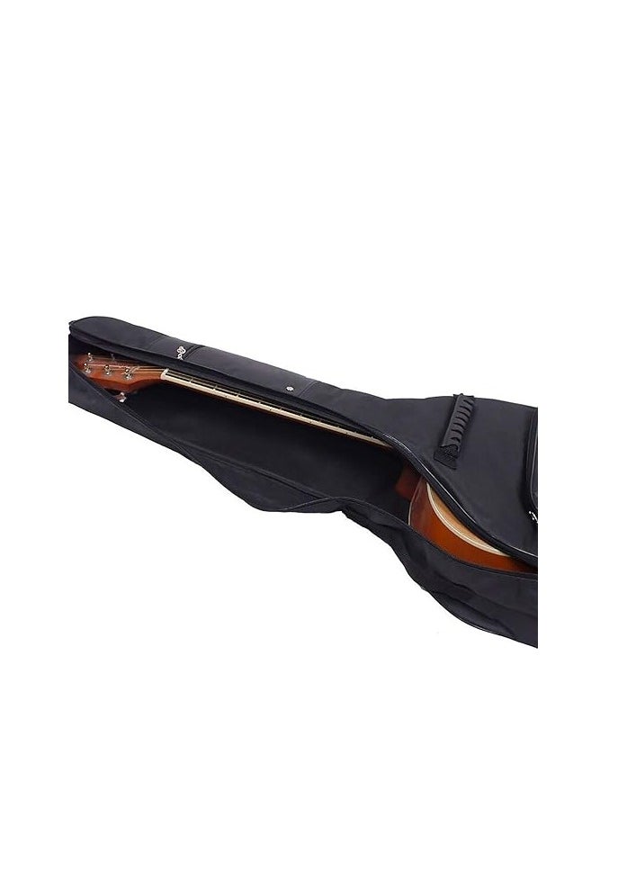 Generic Black Full Size Padded Protective Classical Acoustic Guitar Back Bag Carry CASE Dual Adjustable Shoulder Strap Giutar CASE GIG Bag with Back Hanger  - Image 4