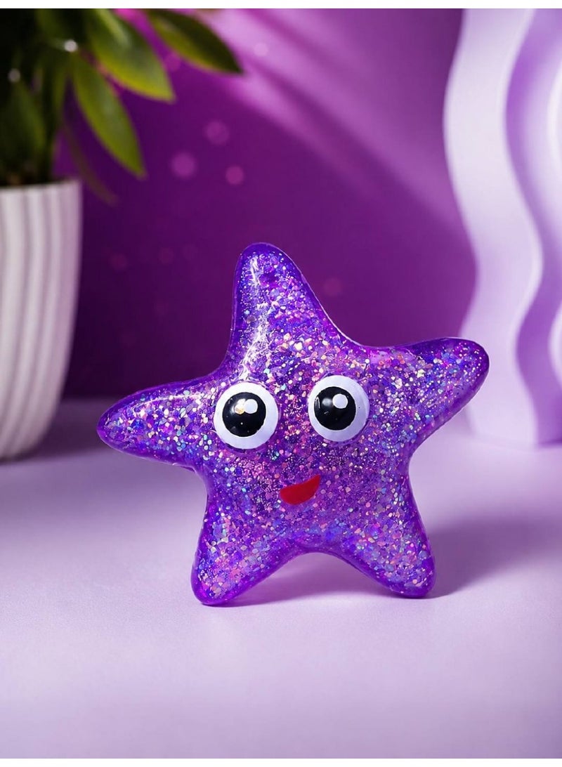 نيدوه Starfish Stress Balls,Toy That Changes Color in Sun,Soft Star Shape Stress Relief Stretch and Squeeze Stress Toys for Autism Kid Adults  Valentine Day Gift - Image 4