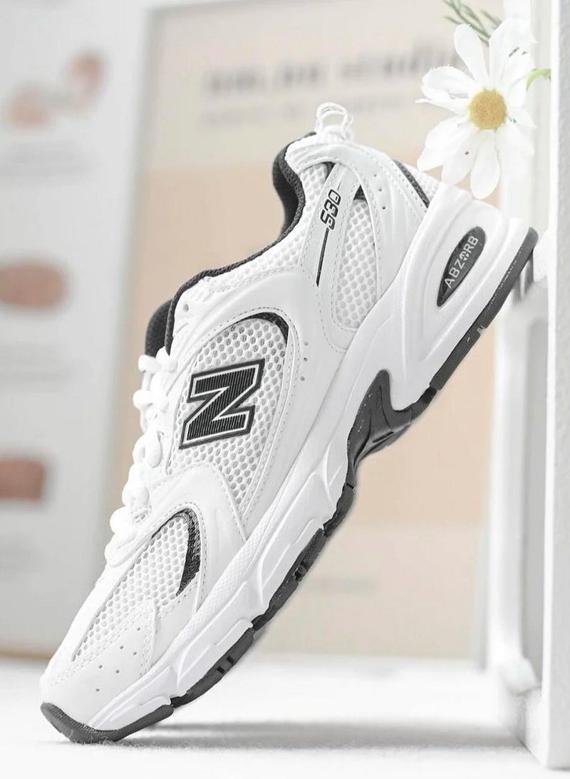 New Balance 530 Casual Sneakers Pure White/Black  - Image 2