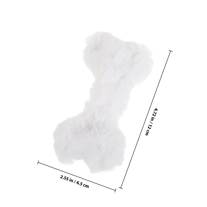 5pcs Cute Bone Shaped Plush Keychain Ornaments for Dog Bone Plush Key Holder for Backpack Bag and Keyring Accessories - Image 2