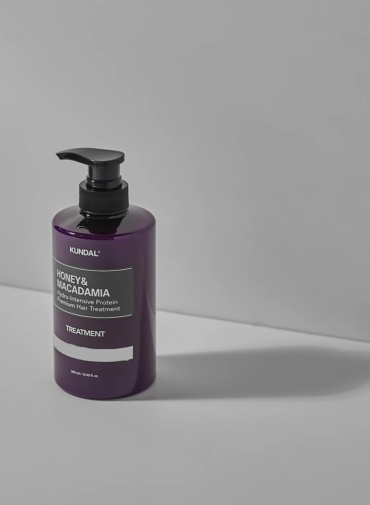 KUNDAL Honey and Macadamia Hydro-Intensive Protein Premium Hair Treatment Fuzzy Navel 500 mL - Image 2