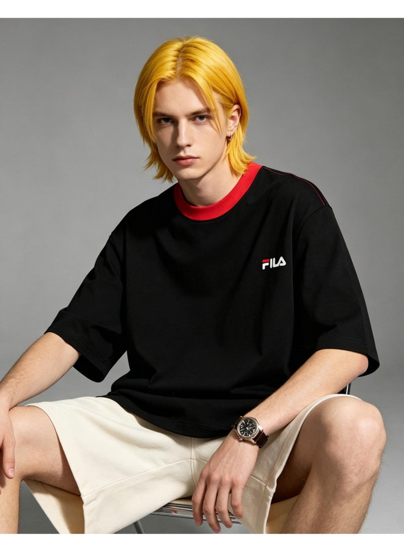 FILA round neck short-sleeved shirt, unisex. Suitable for outdoor sports and fitness. - Image 2
