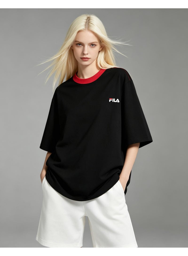 FILA round neck short-sleeved shirt, unisex. Suitable for outdoor sports and fitness. - Image 1