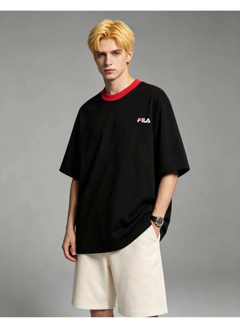 FILA round neck short-sleeved shirt, unisex. Suitable for outdoor sports and fitness. - Image 4