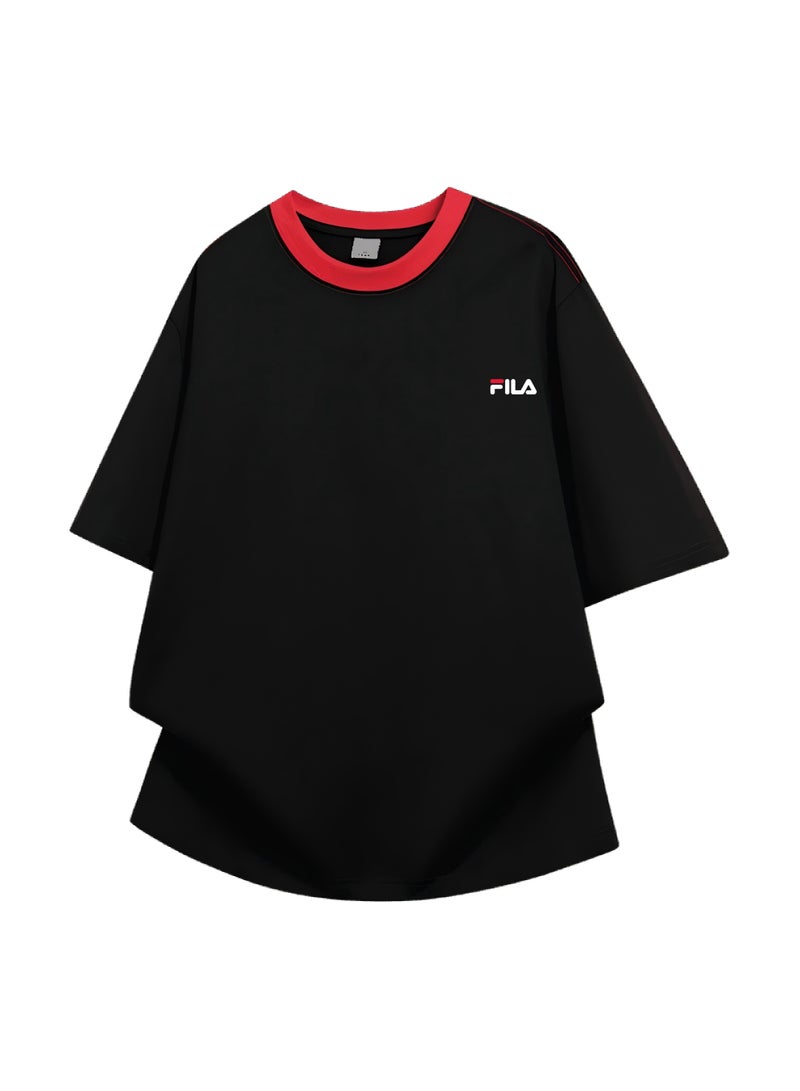 FILA round neck short-sleeved shirt, unisex. Suitable for outdoor sports and fitness. - Image 3