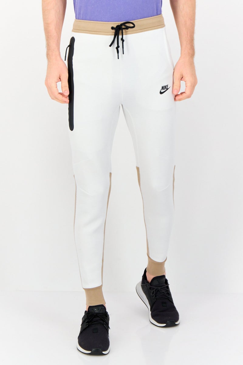Nike Men Slim Fit Outdoor Sweatpants, White  - Image 1