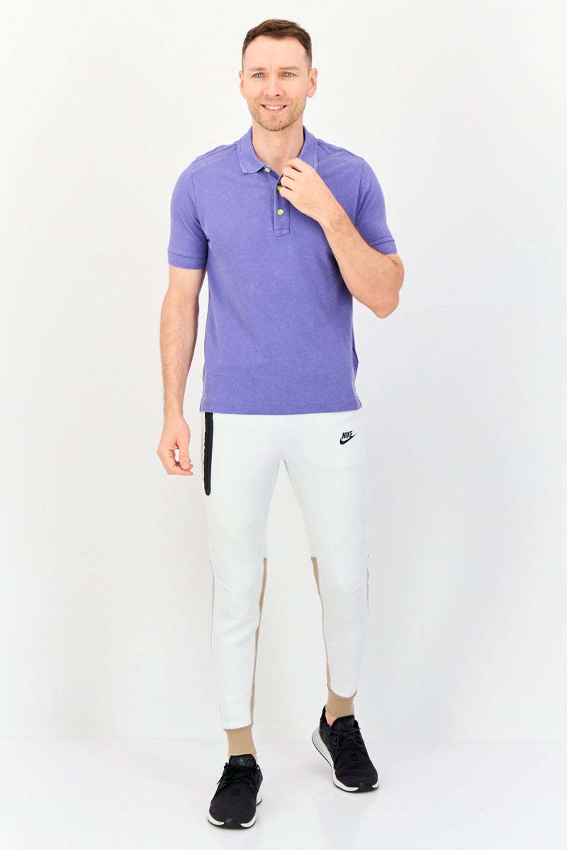 Nike Men Slim Fit Outdoor Sweatpants, White  - Image 4