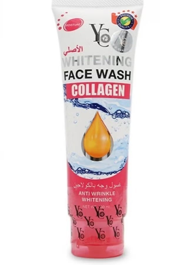 YC Whitening Face Wash with Collagen, 100 ml - Image 1
