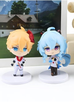 GROIC 6 Pcs/Set Genshin Impact Figure Toys Collectible Doll Set Anime Statues Anime Creative Gift Character Model Toy Anime Figure Genshin Impact Collection Action Toy Set  - Image 2