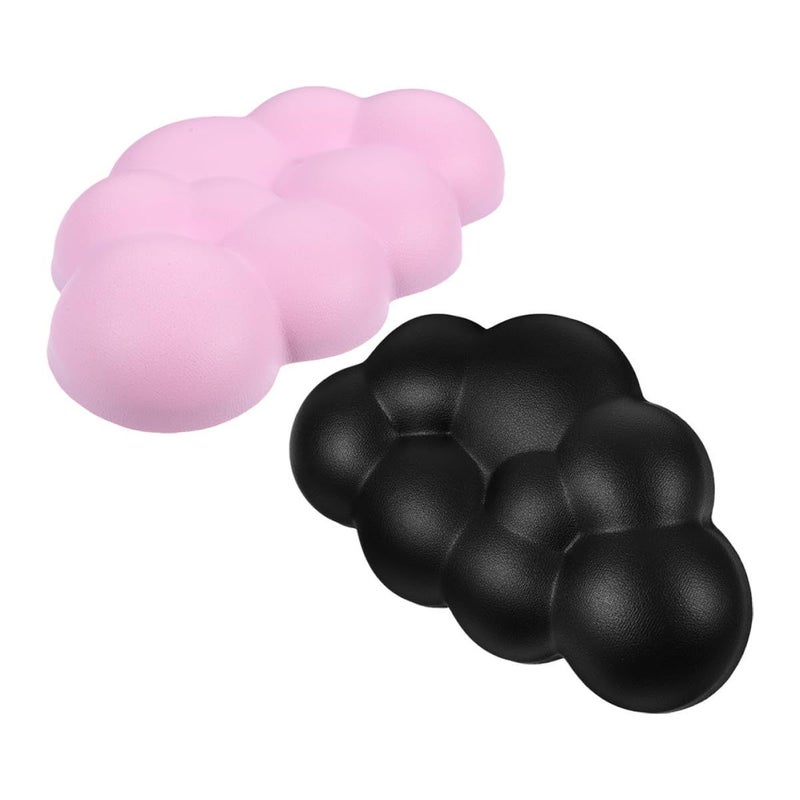 2pcs Cloud Shape Non Slip Keyboard Wrist Rest Pads Office Desk Support For Laptop Typing Comfort - Image 2