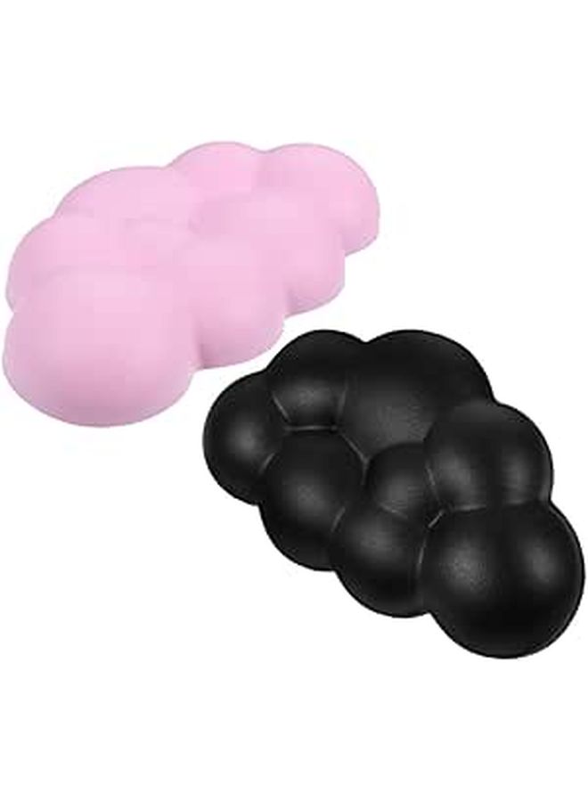 2pcs Cloud Shape Non Slip Keyboard Wrist Rest Pads Office Desk Support For Laptop Typing Comfort - Image 1
