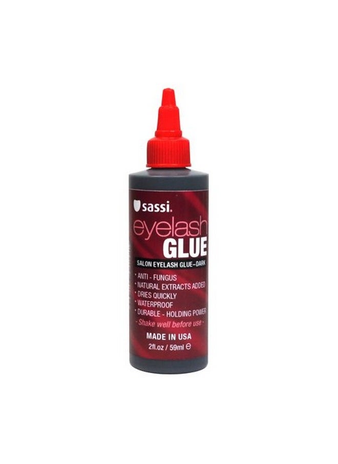 Sassi Salon Eyelash Glue Dark 2 Oz Bottle 
