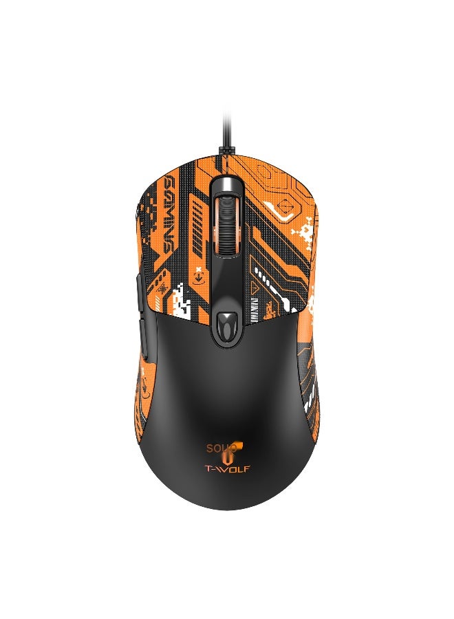 T-WOLF G550 Gaming Mouse Anti-Slip Sticker Pad - Image 1
