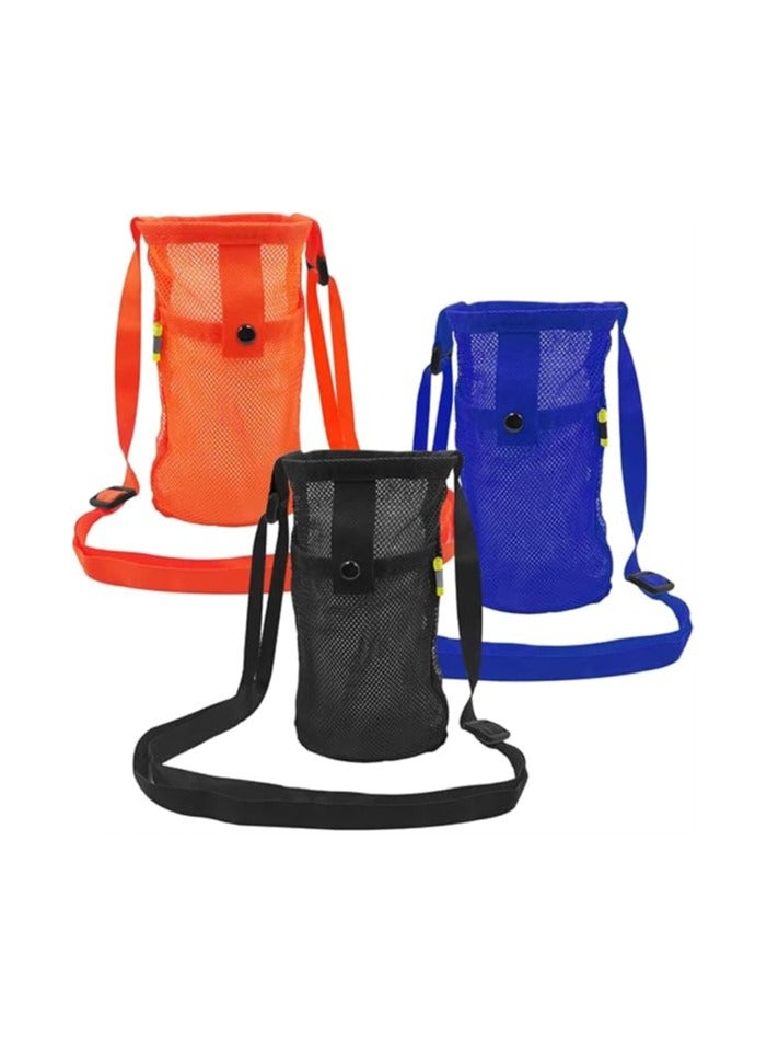 Bukela Portable Bottle Bag, 3 Pack Water Bottle Holder, Water Bottle Carrier Bag with Adjustable Shoulder Strap Water Bottle Sleeve for Sport Hiking Camping Outdoor Walking Hiking Running  - Image 1