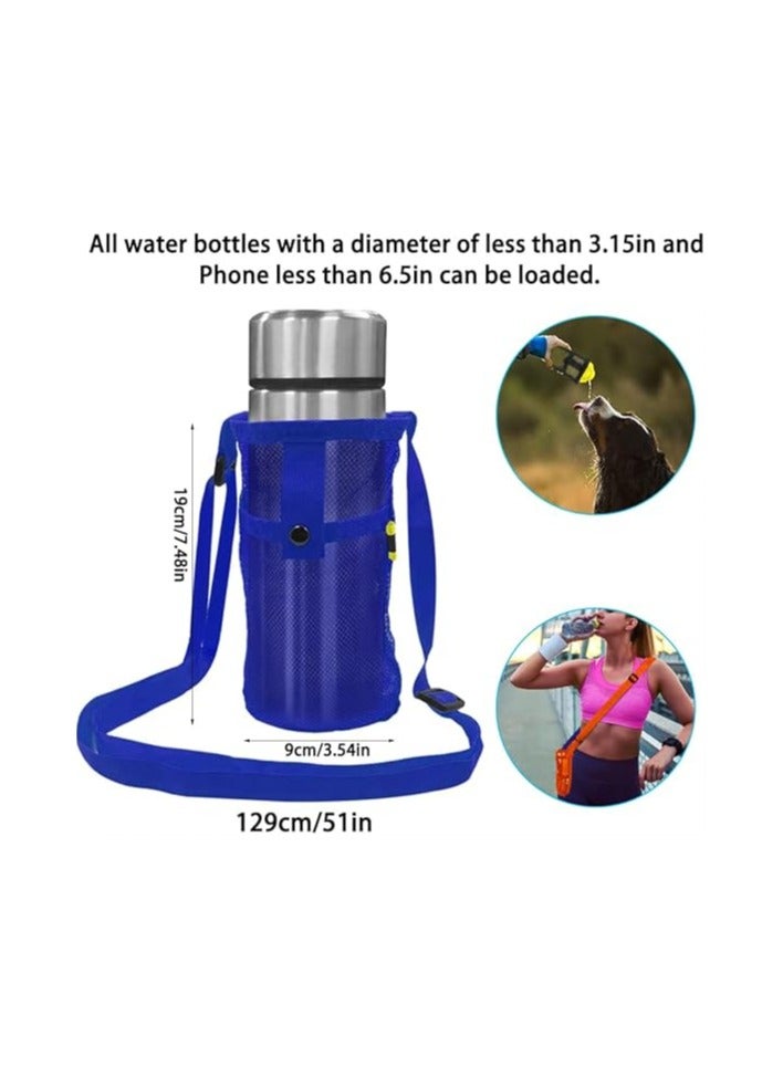 Bukela Portable Bottle Bag, 3 Pack Water Bottle Holder, Water Bottle Carrier Bag with Adjustable Shoulder Strap Water Bottle Sleeve for Sport Hiking Camping Outdoor Walking Hiking Running  - Image 4