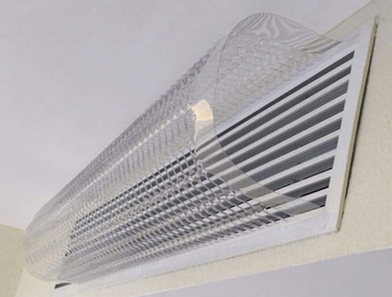 Liveinu Unique Design Adjustable Reusable Heat and Air Deflector for Vents Sidewall RV Home HVAC AC and Ceiling Registers
