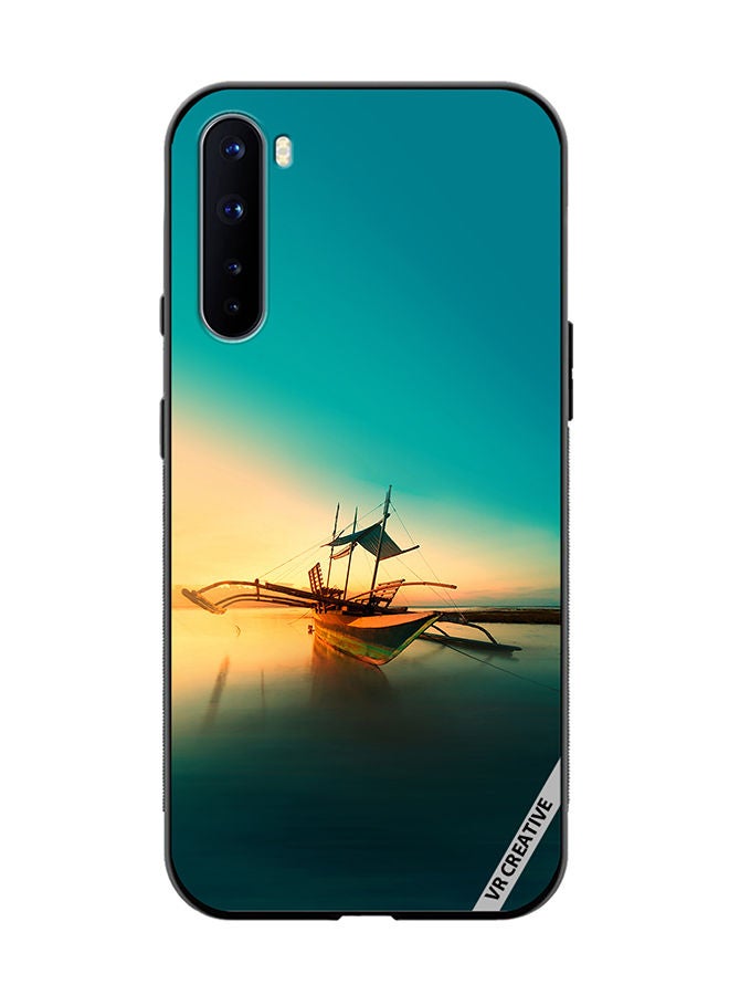 VR CREATIVE Protective Case Cover For OnePlus Nord Boat On A Water Design Multicolour - Image 1