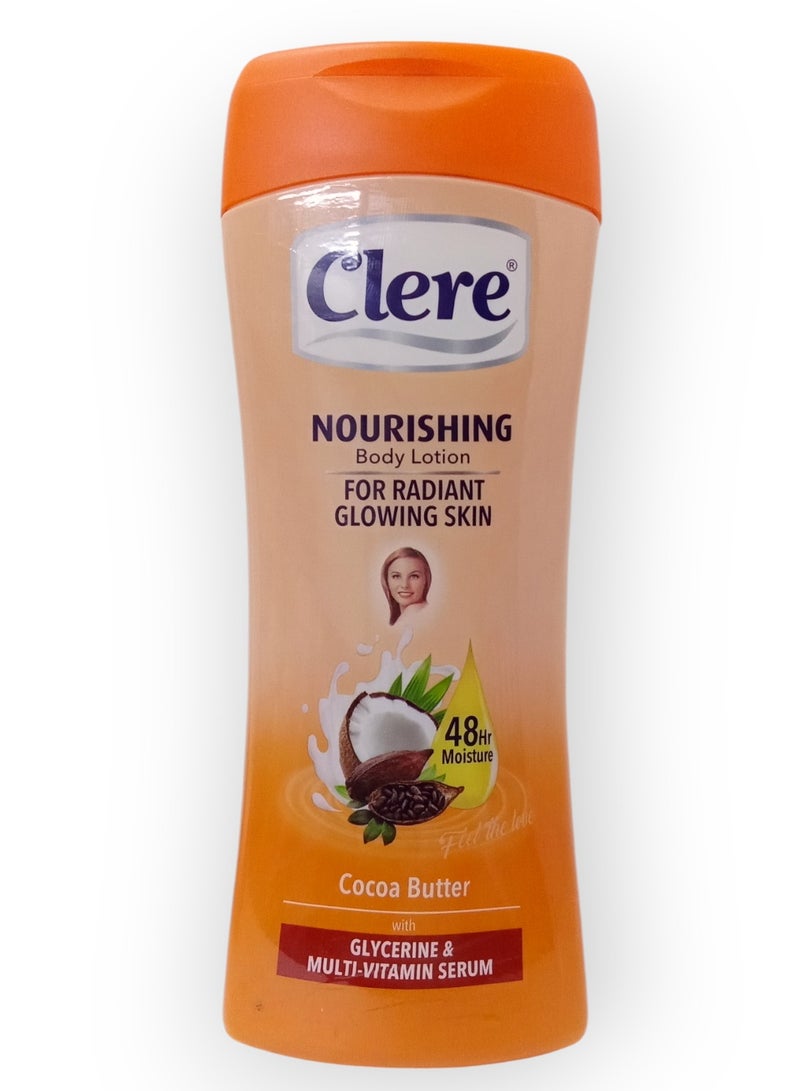 كلير لوشن الجسم بخلاصة زبدة الكاكاو 400مل