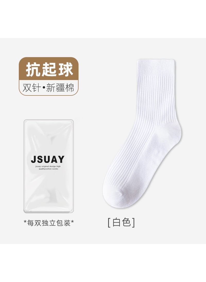 Generic - Cotton Business Socks Mens Breathable Mid-Calf Black - Image 1