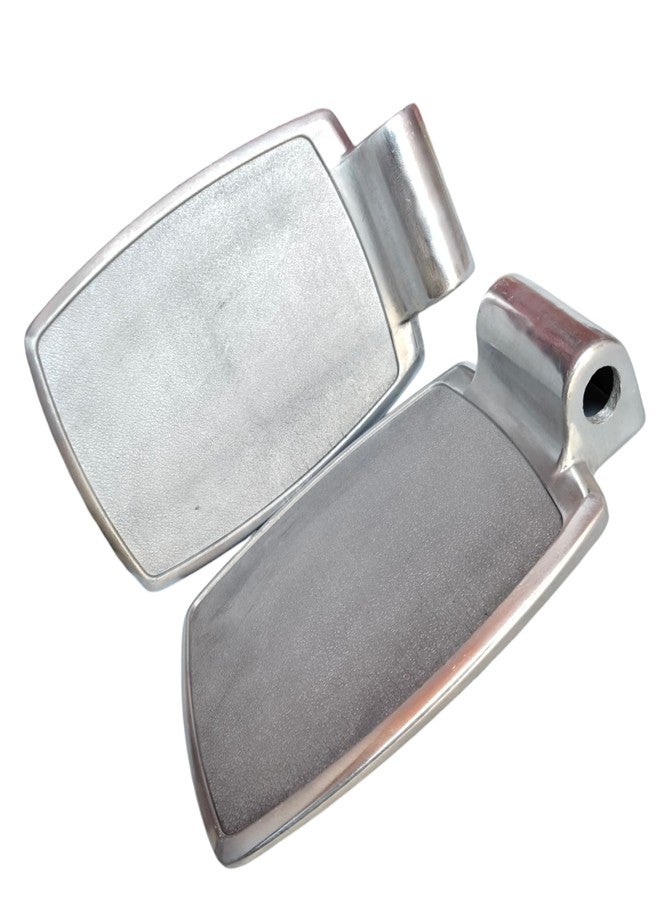 eOnekart Premium Imported Universal Wheelchair Footrest - Replacement Adjustable Aluminium Footplate | Easy Install Enhance Comfort & Mobility Support (Pack of 2) - Image 1