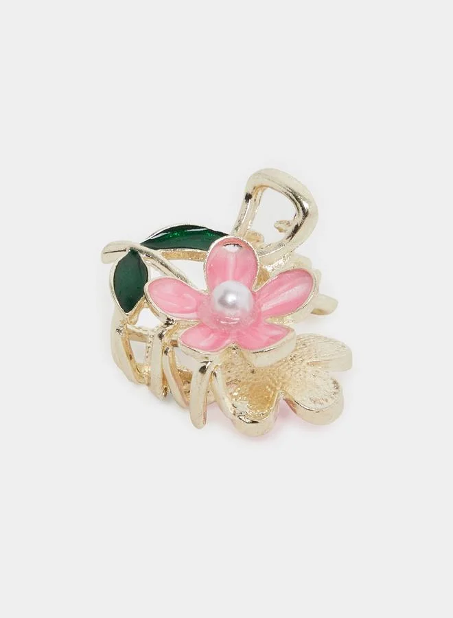 Styli Kids Pink Floral Claw
