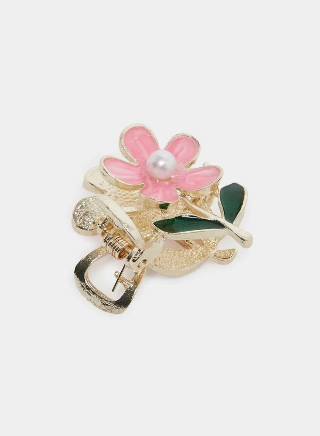 Styli Kids Pink Floral Claw