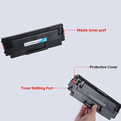 proffisy 110A Toner Cartridge Easy Refill Compatible with HP Laser 103a,108a,108w,108,MFP 131,131a,133pn,135a,135w,135fnw,136,136a,136nw,136w,137fnw,138,138p,138pn,138pnw,138fnw-1 pcs - Image 2